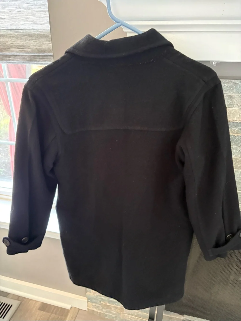 LAUREN Ralph Lauren youth Black Wool Toggle Coat